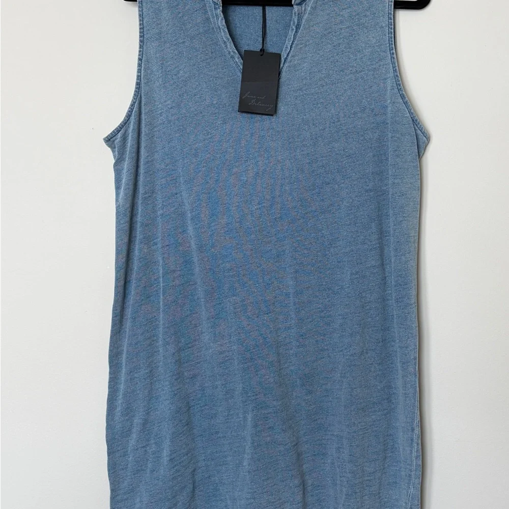 NWT Jane and Delancey Denim Blue sleeveless dress - Picture 1 of 3